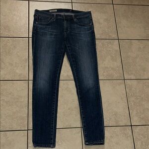 AG Adriano Goldschmied Women's Skinny Jeans - Dark Blue